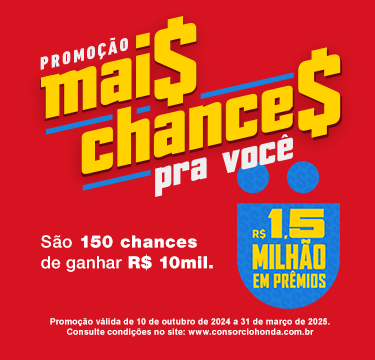 promoçao consorcio Honda